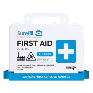 Surefill 25 Series ANSI A First Aid Kit – Weatherproof Case