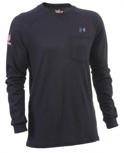 Knobelsdorff Logo - DRIFIRE Helix FR Long Sleeve Henley