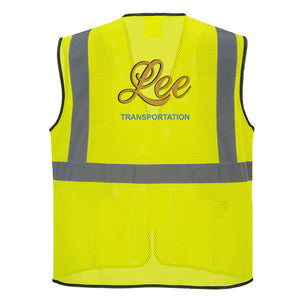 Lee Transportation Logo - US380 Tampa Mesh Vest - Portwest