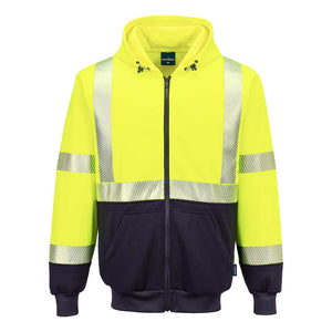 Lee Transportation Logo - Hi-Vis Full-Zip Hoodie - Portwest