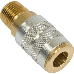 Bullard- Supplied Air Free Air Supply Hose QD Coupler 1\4" Ind Interchange 3\8" Male NPT Thread