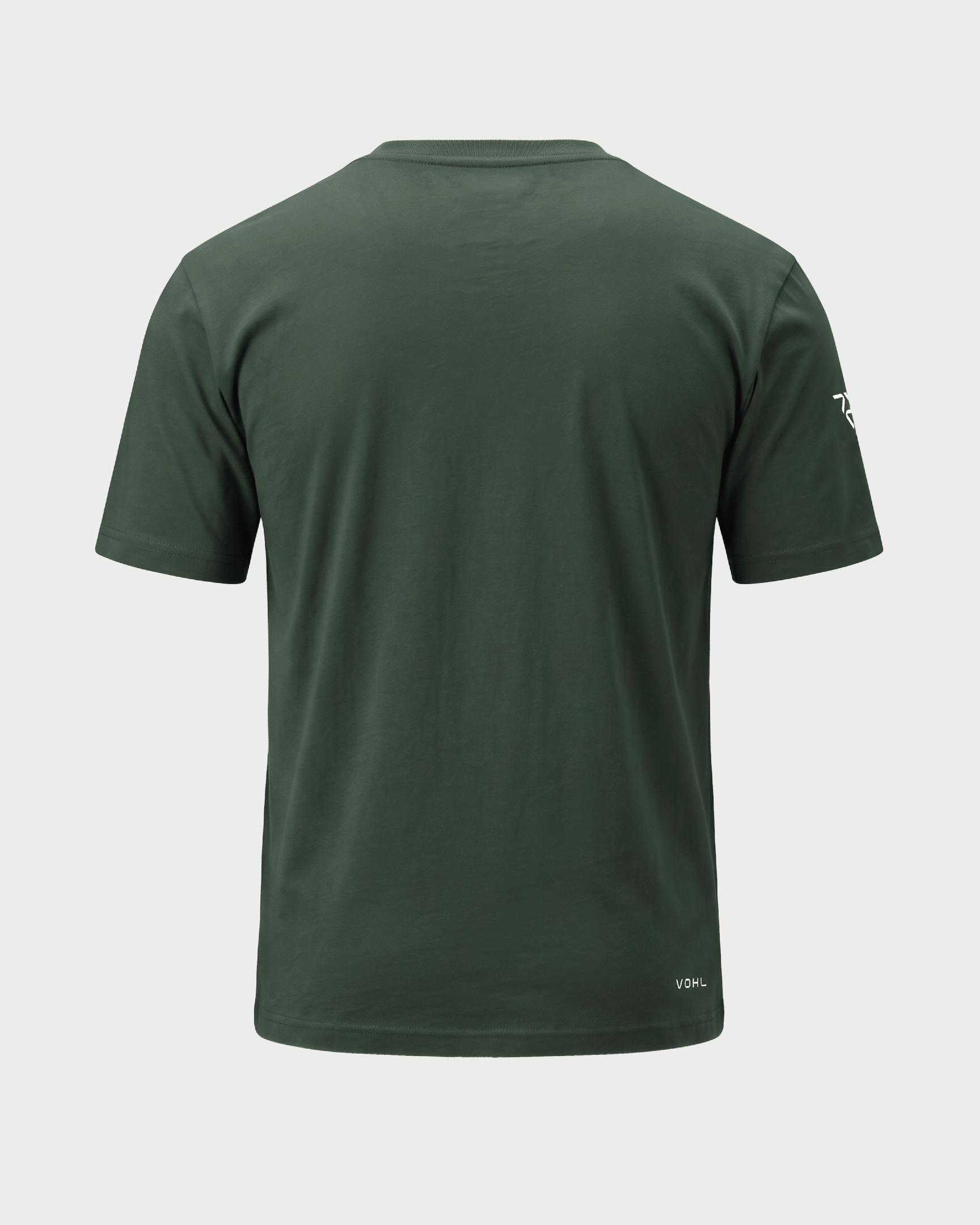 Men’s short sleeve crew neck T-shirt in Deep Forest Green, front view – SKU WW-BT-400 | color:Deep Forest Green