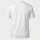 Men’s short sleeve crew neck T-shirt in White, back view – SKU WW-BT-500 | color:White