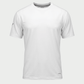 Men’s short sleeve crew neck T-shirt in White, front view – SKU WW-BT-500 | color:White