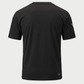 Men’s short sleeve crew neck T-shirt in Black, back view – SKU WW-BT-900 | color:Black