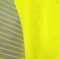 Vohl Hi Vis Waterproof Insulated Jacket - Safety Yellow - SKU HV-IJ-105, waterproof ripstop fabric close-up | color:Safety Yellow