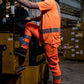Vohl Hi Vis Jogger Pant – Safety Orange – SKU HV-JG-205, lifestyle | color:Safety Orange