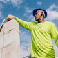 Vohl Hi Vis Long Sleeve T-Shirt – Safety Yellow – SKU HV-LS-100, lifestyle | color:Safety Yellow