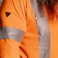 Vohl Hi Vis Long Sleeve Reflective T-Shirt – Safety Orange – SKU HV-LS-205, Lifestyle Closeup | color:Safety Orange