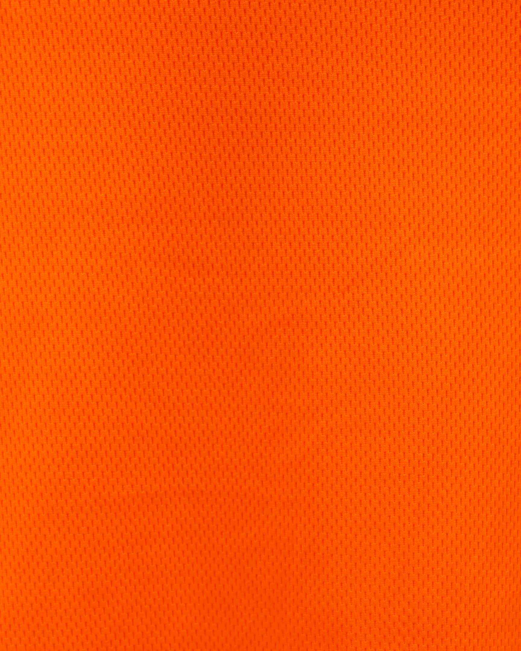 Vohl Hi Vis Long Sun Hoody – Safety Orange – SKU HV-SH-200, breathable Coolpass® mesh fabric close-up | color:Safety Orange