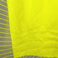 Vohl Hi Vis Waterproof Shell Jacket - Safety Yellow - SKU HV-SJ-105, waterproof ripstop fabric close-up with reflective print detail | color:Safety Yellow