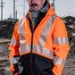 Vohl Hi Vis Waterproof Shell Jacket – Safety Orange – SKU HV-SJ-205, lifestyle | color:Safety Orange