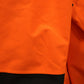 Vohl Hi Vis Waterproof Shell Pant - Safety Orange - SKU HV-SP-205, waterproof ripstop fabric close-up | color: Safety Orange