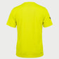 Vohl Hi Vis Short Sleeve T-Shirt – Safety Yellow – SKU HV-SS-100, back view with short sleeve coverage | color:Safety Yellow