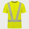 Vohl Hi Vis Short Sleeve Reflective T-Shirt - Safety Yellow