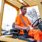 Vohl Hi Vis Short Sleeve Reflective T-Shirt – Safety Yellow – SKU HV-SS-105,  Lifestyle | color:Safety Orange