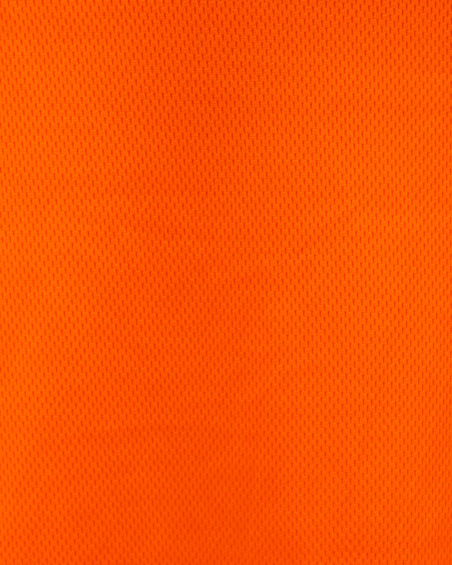 Vohl Hi Vis Short Sleeve Reflective T-Shirt – Safety Yellow – SKU HV-SS-205, breathable Coolpass mesh fabric close-up | color:Safety Orange