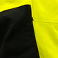 Vohl Hi Vis Utility Pant – Safety Yellow – SKU HV-UP-105, heavy-duty Cordura reinforced contrast fabric close-up | color:Safety Yellow