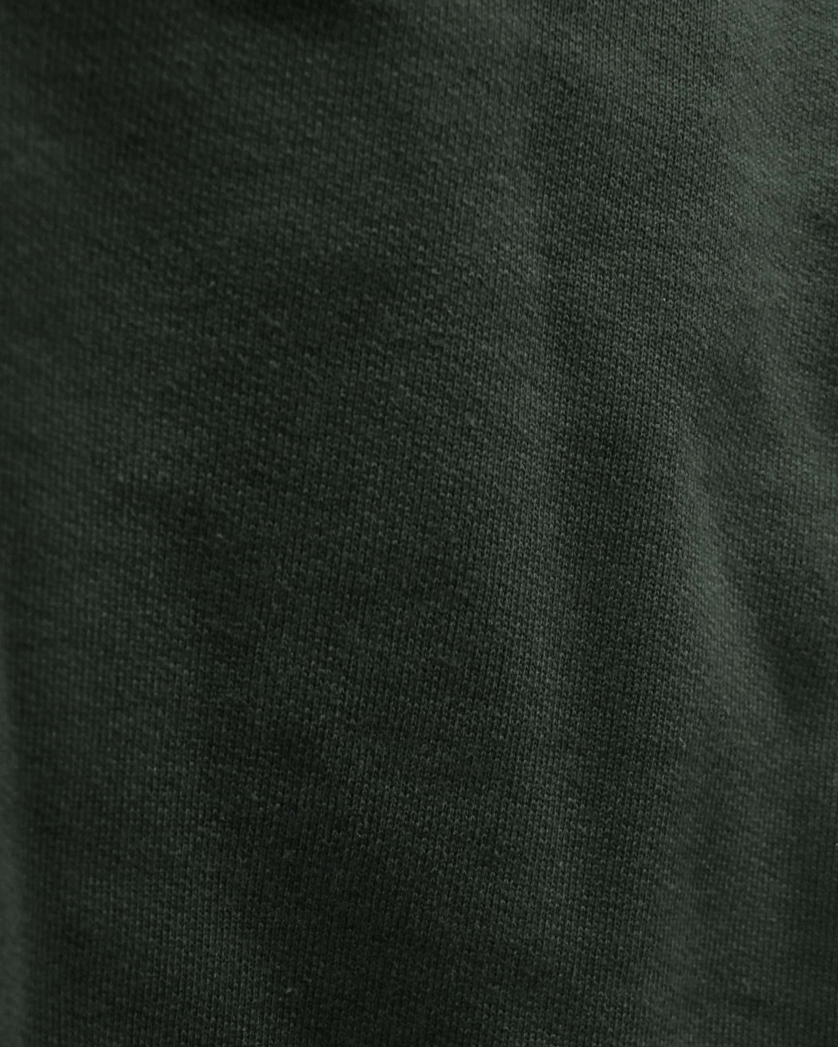 Vohl Heavyweight Fleece Hoody - Deep Forest Green - SKU WW-PO-400, heavyweight fleece fabric close-up | color:Deep Forest Green