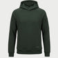 Vohl Heavyweight Fleece Hoody - Deep Forest Green - SKU WW-PO-400, front view with kangaroo pocket and ribbed cuffs | color:Deep Forest Green