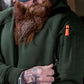 Vohl Heavyweight Fleece Hoody – Deep Forest Green – SKU WW-PO-400, Lifestyle  pen holder | color:Deep Forest Green