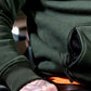 Vohl Heavyweight Fleece Hoody – Deep Forest Green – SKU WW-PO-400, Lifestyle  pocket | color:Deep Forest Green
