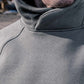 Vohl Heavyweight Fleece Hoody – Pewter – SKU WW-PO-700, lifestyle hood | color:Pewter