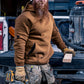 Vohl Heavyweight Fleece Hoody – Tobacco – SKU WW-PO-800, lifestyle | color:Tobacco
