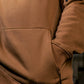 Vohl Heavyweight Fleece Hoody – Tobacco – SKU WW-PO-800, lifestyle pocket | color:Tobacco