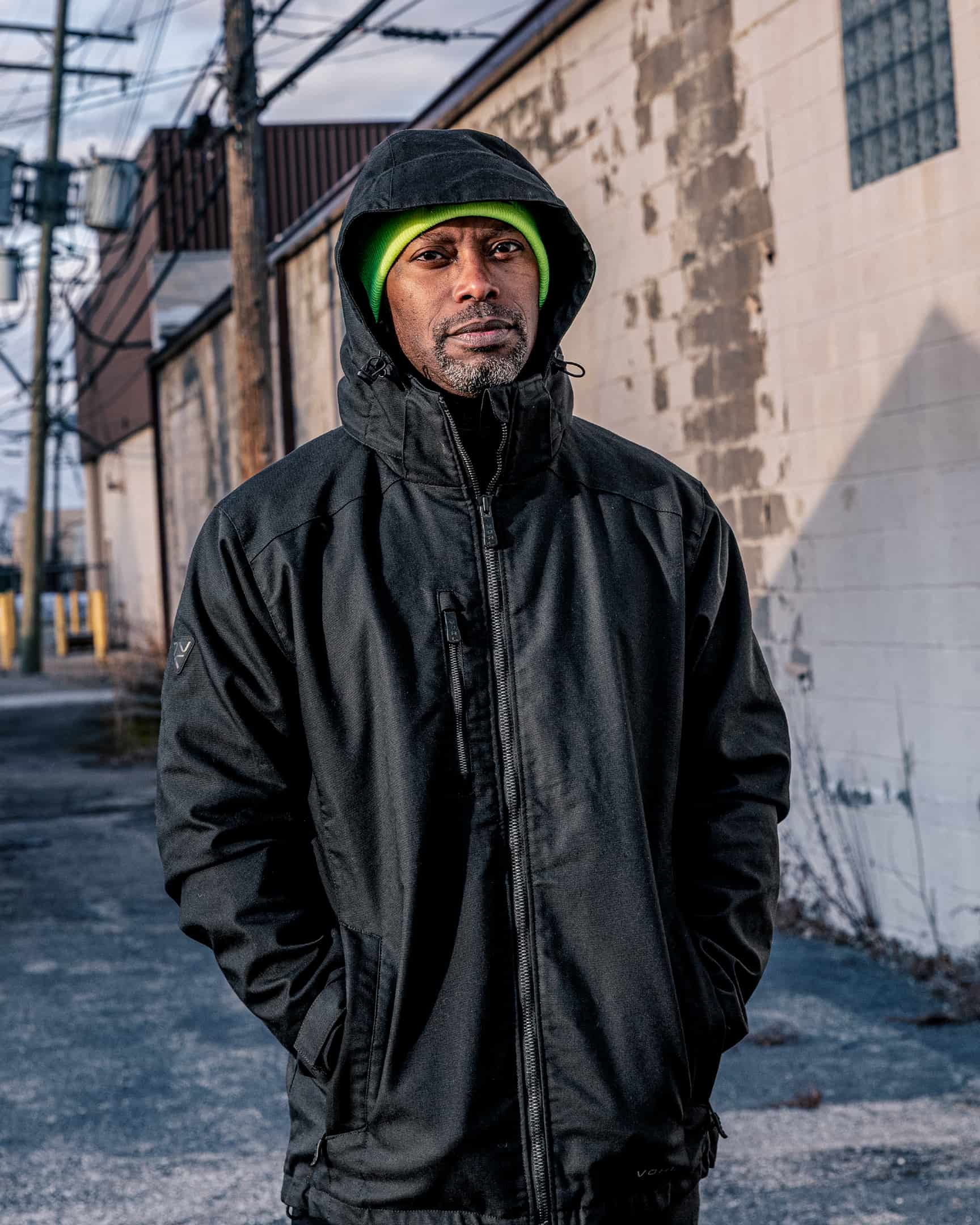 Vohl Lined Winter Jacket – Black – SKU WW-WJ-900, lifestyle | color:Black