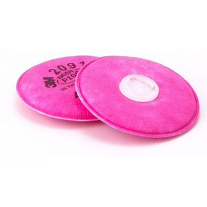 3M 2000 Series Particulate Filter, P100, Particulates, Magenta, 2 Pack