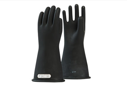 OEL Class 1 Rubber Gloves 14" 7500V Black