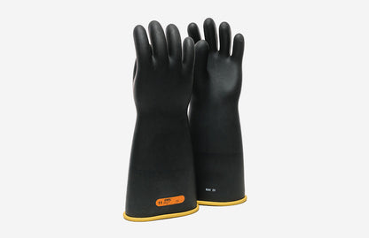OEL Class 4 Rubber Gloves 18" 36000V Black/Yellow