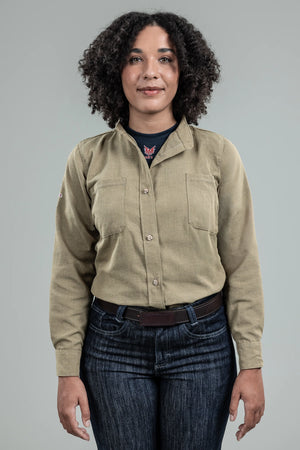 DRIFIRE 4.4 Ripstop Women's FR Work Shirt Tan