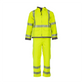 NASCO ArcJoule women's FR rain jacket and bib overalls, full-suit view