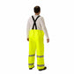 NASCO ArcLite Air FR rain bib overalls, fabric and reflective trim detail