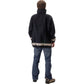NASCO MP3 FR rain jacket in Navy, back view