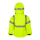 NASCO Sentinel women's FR rain jacket in Fluorescent Yellow, alternate view