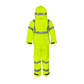 NASCO Sentinel women's FR rain jacket and bib overalls, full-suit view