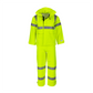 NASCO Sentinel women's FR rain jacket and bib overalls, full-suit view