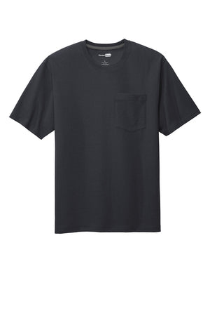Shape Process Automation Logo- CornerStone Workwear Pocket Tee- Navy Blue