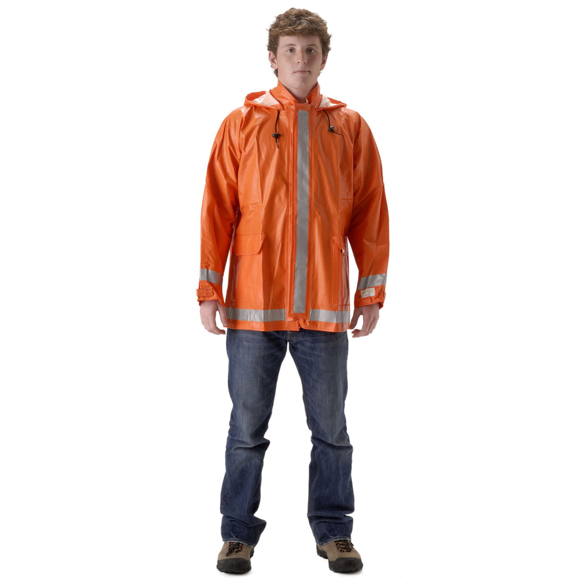 NASCO ArcLite FR rain jacket in Burnt Orange