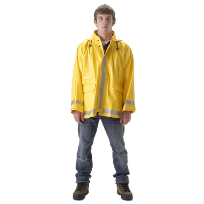 NASCO ArcLite FR rain jacket in Yellow