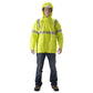 NASCO ArcLite HiVis FR rain jacket in Fluorescent Yellow