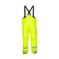 NASCO ArcJoule FR rain bib overalls, rear view showing thigh pocket and adjustable ankle tabs