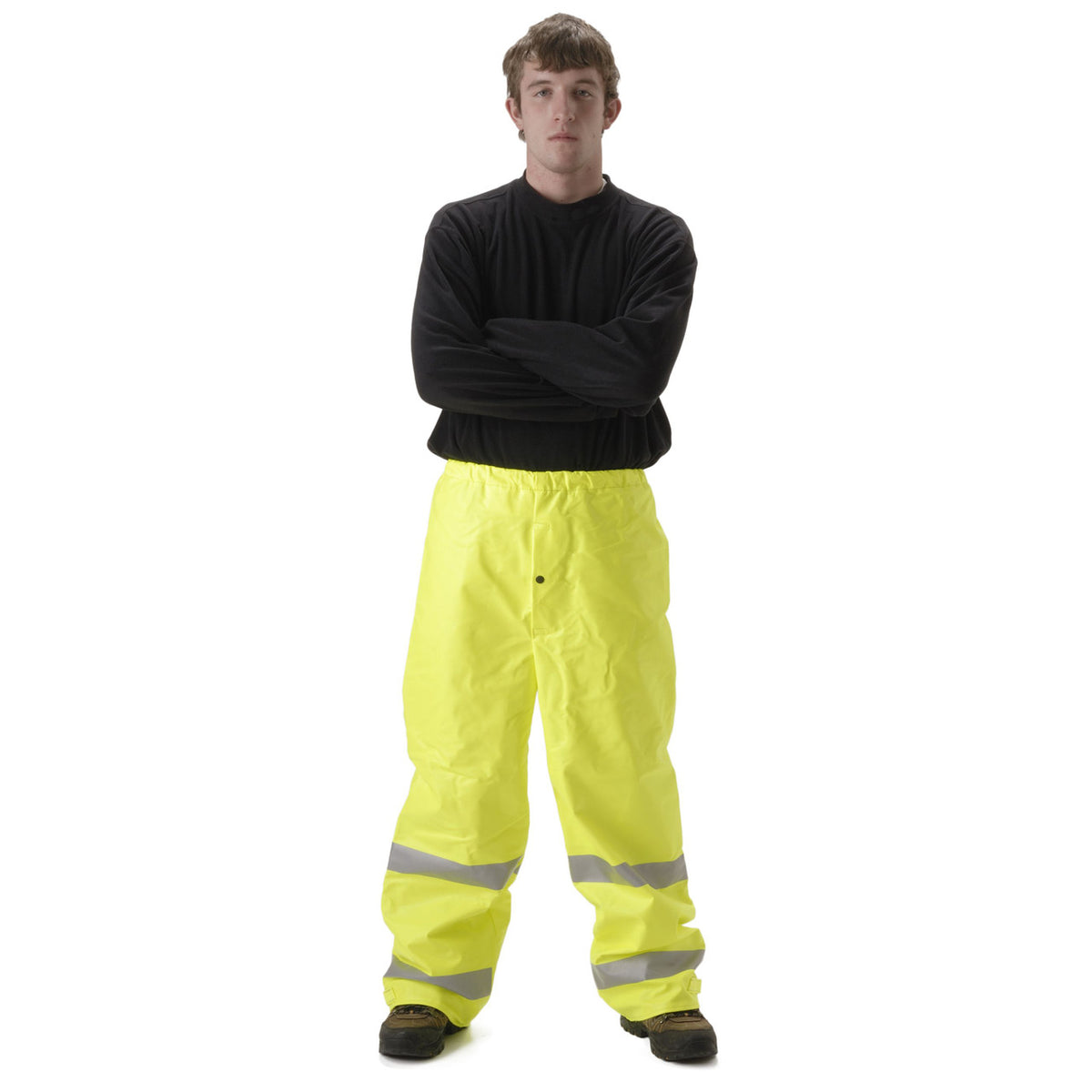 NASCO Sentinel FR rain pants in Fluorescent Yellow
