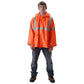 NASCO Sentinel FR rain jacket in Fluorescent Orange