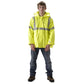 NASCO Sentinel FR rain jacket in Fluorescent Yellow