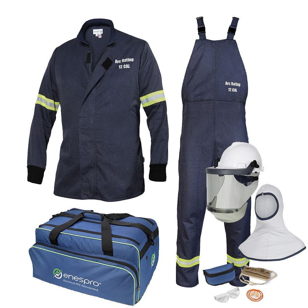 First Flash Kit AirLite 12 Cal Arc Flash Kit (CAT 2) with Coverall or Jacket & Bib