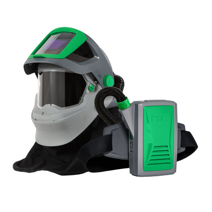 Z4 Welding Respirator Mask - PAPR or Supplied Air, Flip Up ADF, Face Seal or Shoulder Cape, NIOSH Certified Protection for Welders - RPB Safety